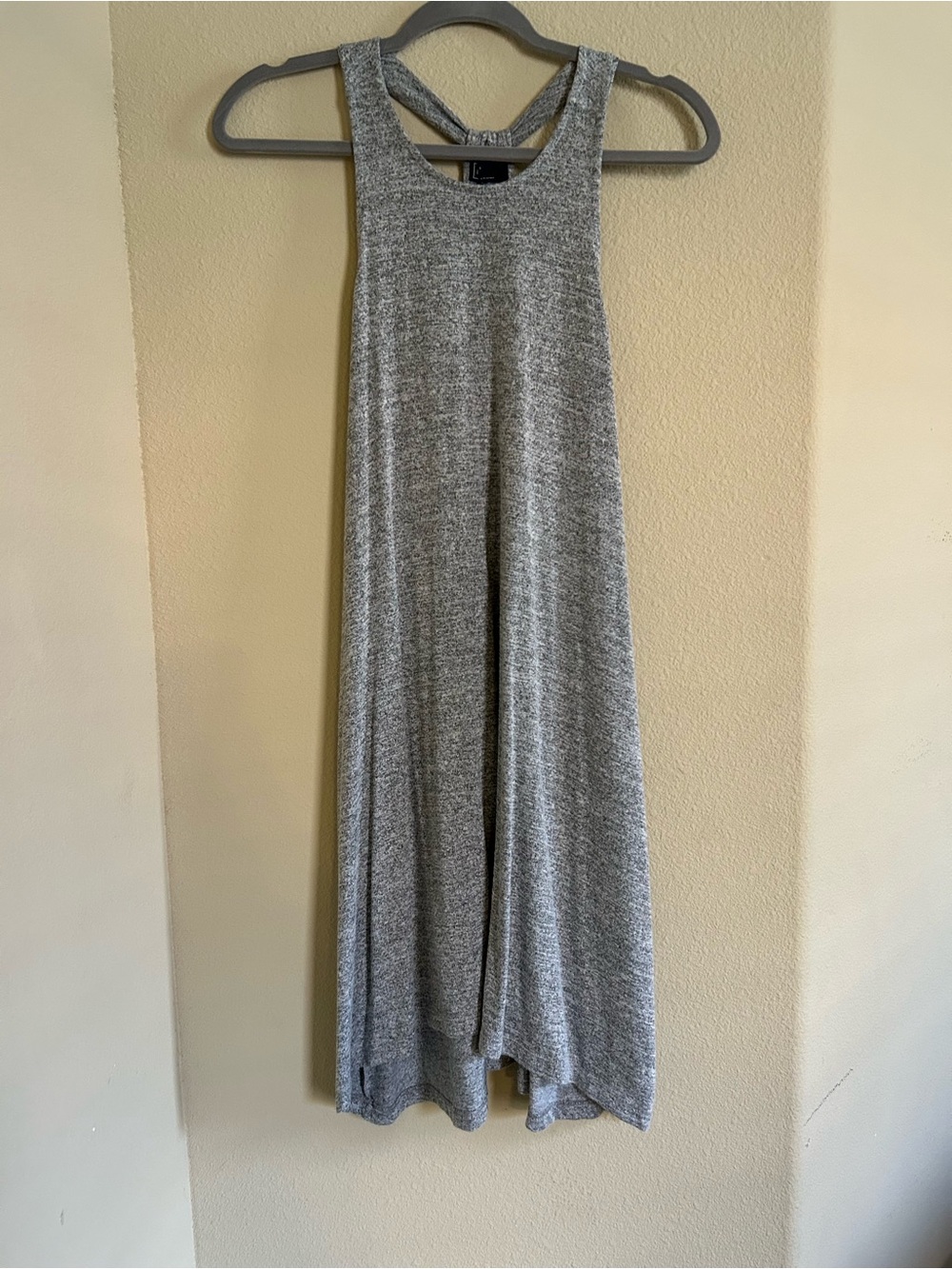 GAP Sleeveless Grey Knit Midi Dress